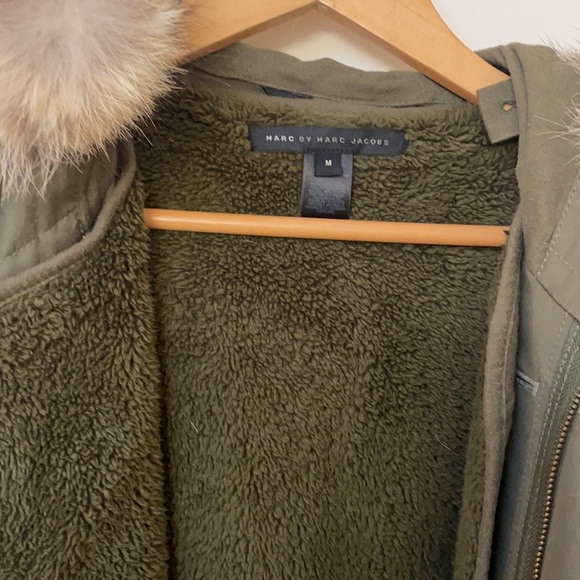Marc by Marc Jacobs Fur Trimmed Utility Jacket - Picture 4 of 9